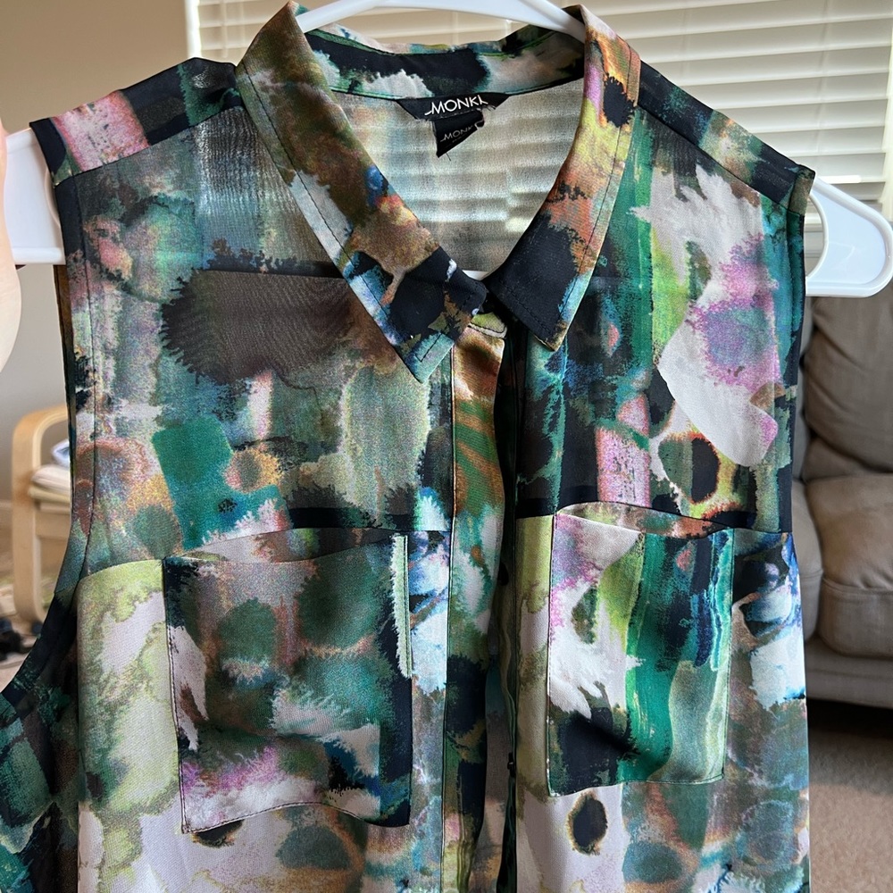 Monkl Top long shirt / Maxi dress shirt SizeM